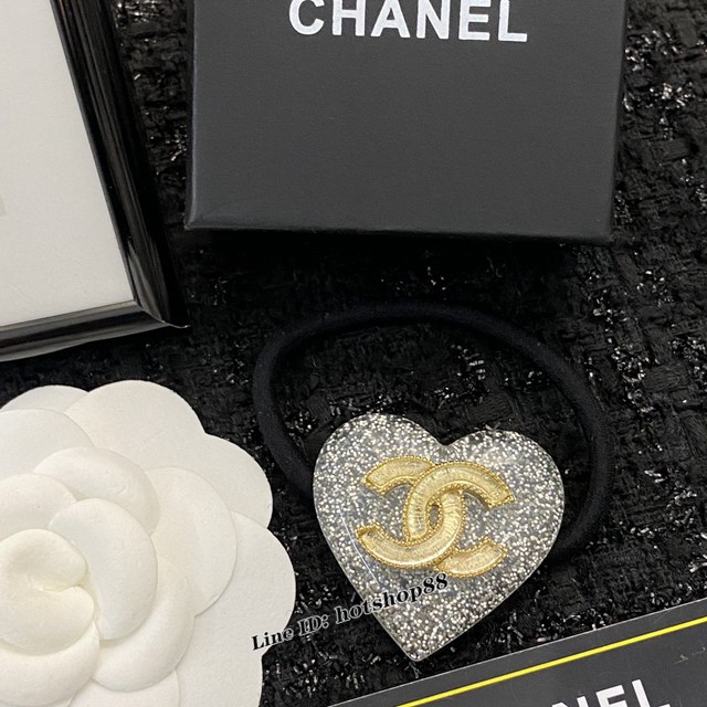 Chanel專櫃新款香奈兒鏡面發圈熱銷款皮筋發繩 zgb3078